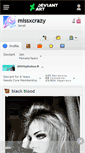 Mobile Screenshot of missxcrazy.deviantart.com