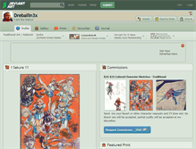 Tablet Screenshot of dreballin3x.deviantart.com