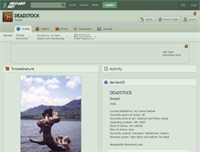 Tablet Screenshot of deadstock.deviantart.com