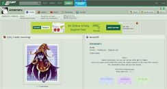 Desktop Screenshot of annamaru.deviantart.com