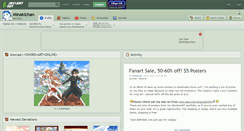 Desktop Screenshot of minakichan.deviantart.com
