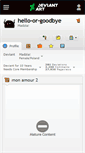Mobile Screenshot of hello-or-goodbye.deviantart.com