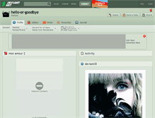 Tablet Screenshot of hello-or-goodbye.deviantart.com