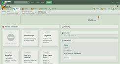 Desktop Screenshot of pezy.deviantart.com