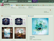 Tablet Screenshot of minkki2fly.deviantart.com