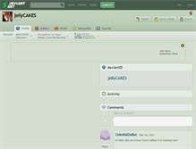 Tablet Screenshot of jellycakes.deviantart.com
