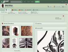 Tablet Screenshot of labornthyn.deviantart.com