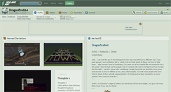 Desktop Screenshot of dragonfire864.deviantart.com