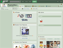 Tablet Screenshot of phoenixmiles.deviantart.com