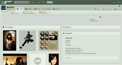 Desktop Screenshot of dimensi.deviantart.com