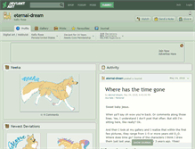 Tablet Screenshot of eternal-dream.deviantart.com