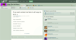 Desktop Screenshot of chloe-the-cat-fans.deviantart.com