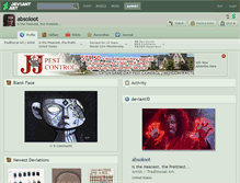 Tablet Screenshot of absoloot.deviantart.com