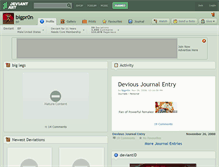 Tablet Screenshot of bigpr0n.deviantart.com