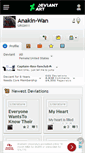 Mobile Screenshot of anakin-wan.deviantart.com