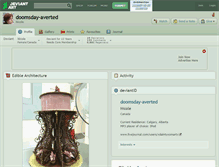 Tablet Screenshot of doomsday-averted.deviantart.com
