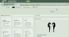 Desktop Screenshot of defy-not-the-heart.deviantart.com