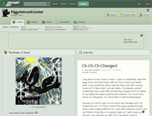 Tablet Screenshot of piggynetworkcenter.deviantart.com