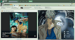 Desktop Screenshot of catluckey.deviantart.com