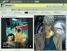 Tablet Screenshot of catluckey.deviantart.com