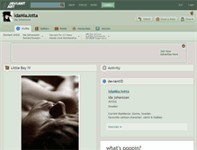 Tablet Screenshot of idamiajotta.deviantart.com