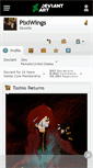 Mobile Screenshot of pixiwings.deviantart.com