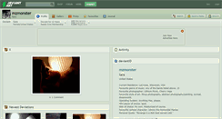 Desktop Screenshot of mzmonster.deviantart.com