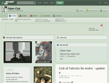 Tablet Screenshot of faber-club.deviantart.com