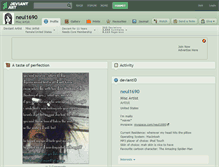 Tablet Screenshot of neul1690.deviantart.com