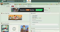Desktop Screenshot of castsandfeet.deviantart.com