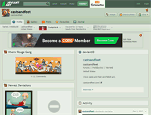 Tablet Screenshot of castsandfeet.deviantart.com