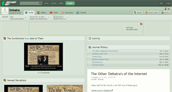 Desktop Screenshot of debatra.deviantart.com