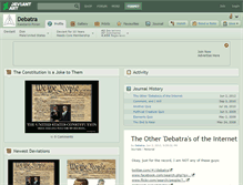 Tablet Screenshot of debatra.deviantart.com