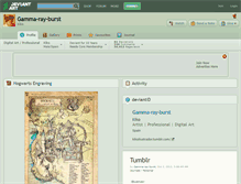 Tablet Screenshot of gamma-ray-burst.deviantart.com