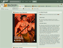 Tablet Screenshot of bara-fanclub.deviantart.com