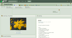 Desktop Screenshot of oceanicdreams.deviantart.com