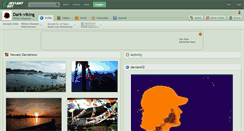 Desktop Screenshot of dark-viking.deviantart.com