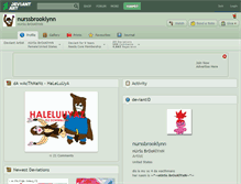 Tablet Screenshot of nurssbrooklynn.deviantart.com
