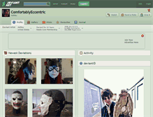 Tablet Screenshot of comfortablyeccentric.deviantart.com