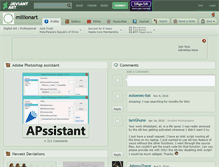 Tablet Screenshot of millionart.deviantart.com