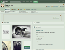 Tablet Screenshot of magane--len.deviantart.com
