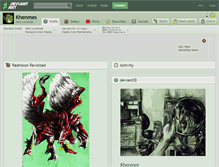 Tablet Screenshot of khenmes.deviantart.com