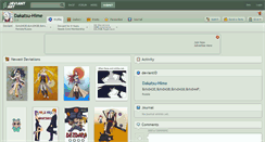 Desktop Screenshot of dakatsu-hime.deviantart.com