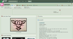 Desktop Screenshot of crashchick.deviantart.com