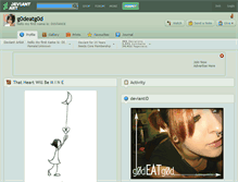 Tablet Screenshot of g0deatg0d.deviantart.com