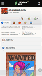 Mobile Screenshot of murasaki-ren.deviantart.com