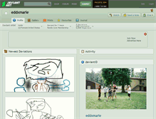 Tablet Screenshot of eddxmarie.deviantart.com