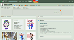 Desktop Screenshot of hhaw-forever.deviantart.com