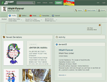 Tablet Screenshot of hhaw-forever.deviantart.com