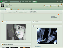 Tablet Screenshot of emmie-lou.deviantart.com